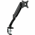 Single Monitor Spring Arm Desk Mount – Full Motion Adjustable Stand for 15"–32" Screens, Black